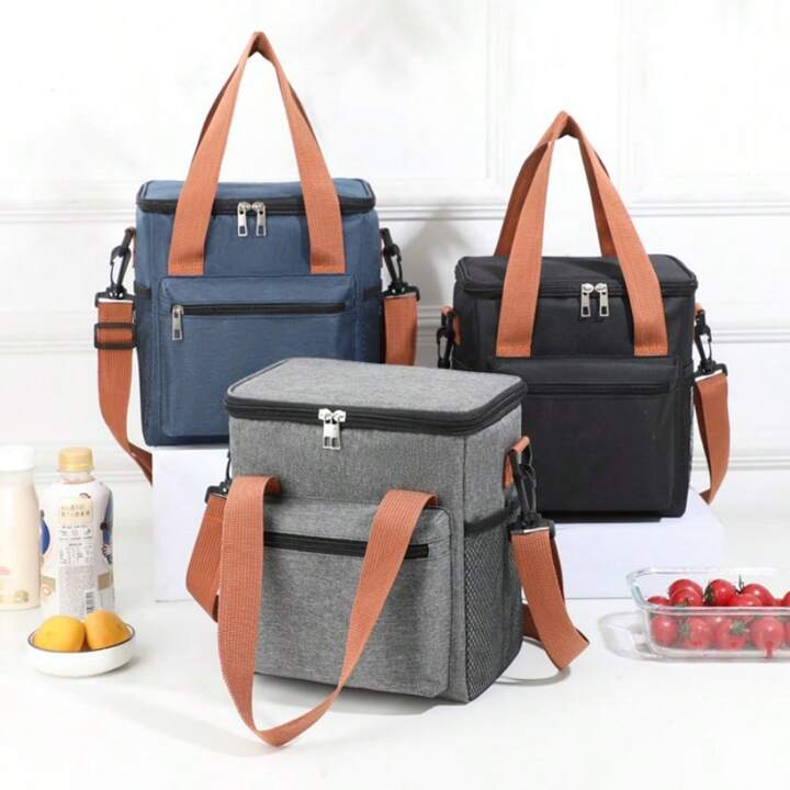Picnic Thermal Insulated Bag, Large Capacity Lunch Bag, Office Bento Lunch Bag Picnic Thermal Insulated Bag, Large Capacity Lunch Bag, Office Bento Lunch Bag
